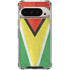 Guyana Flag Distressed Pixel 9 Pro XL Clear Case